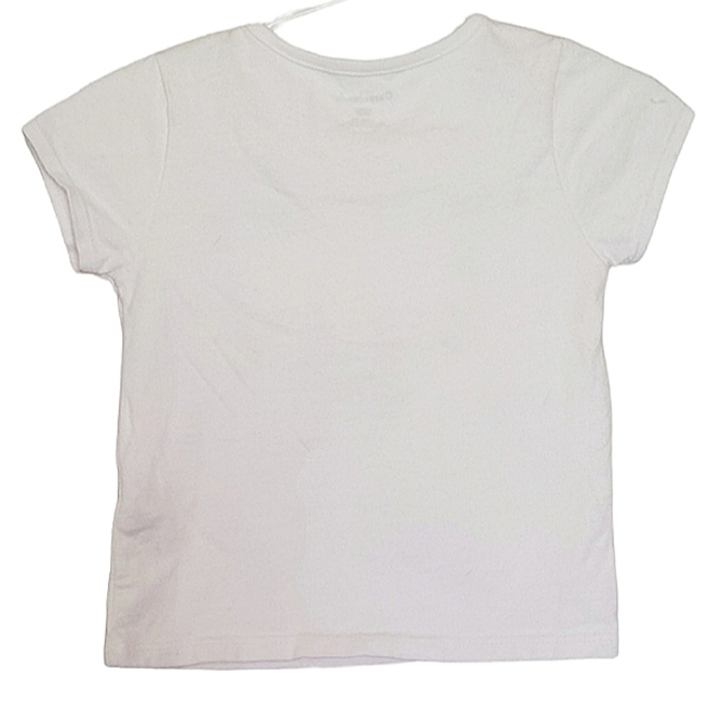 K1302 * Garanimals Baby Squad Tee Glitter Lettering White Pink Blue Size 18M - Picture 3 of 6